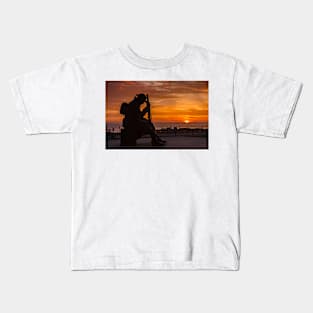 Tommy At Sunrise Kids T-Shirt